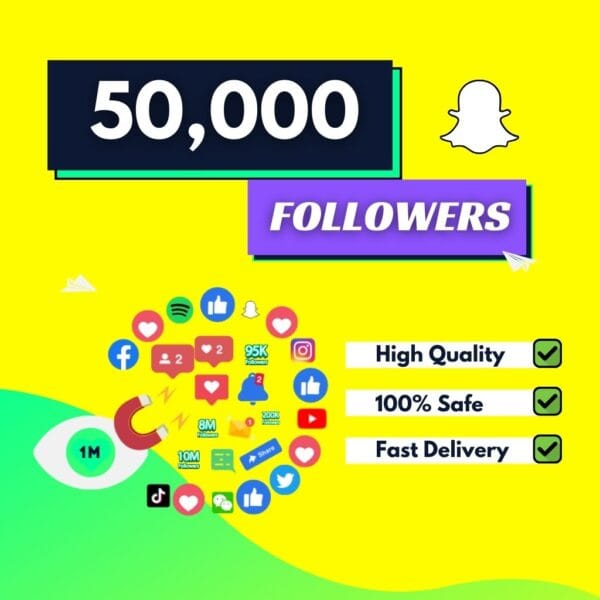 50000 Snapchat Followers