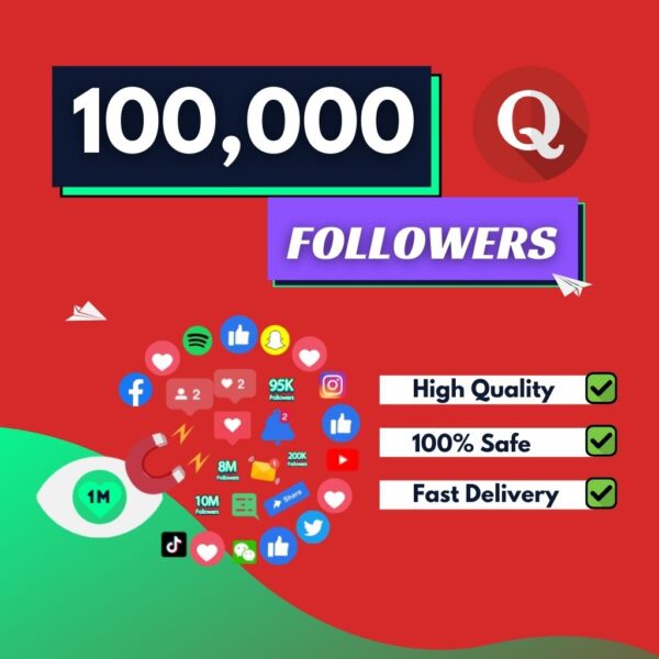 Buy 100000 Quora Followers