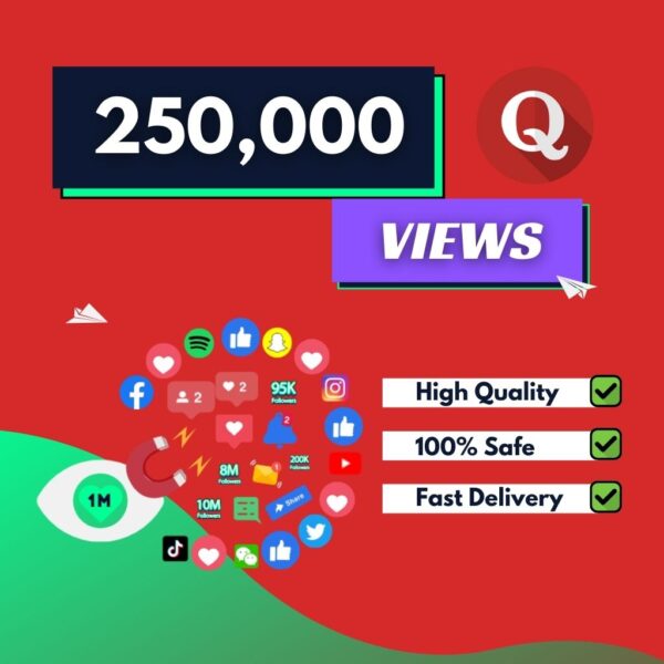 Buy 250000 Quora Views