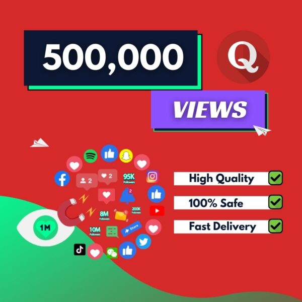 Buy 500000 Quora Views