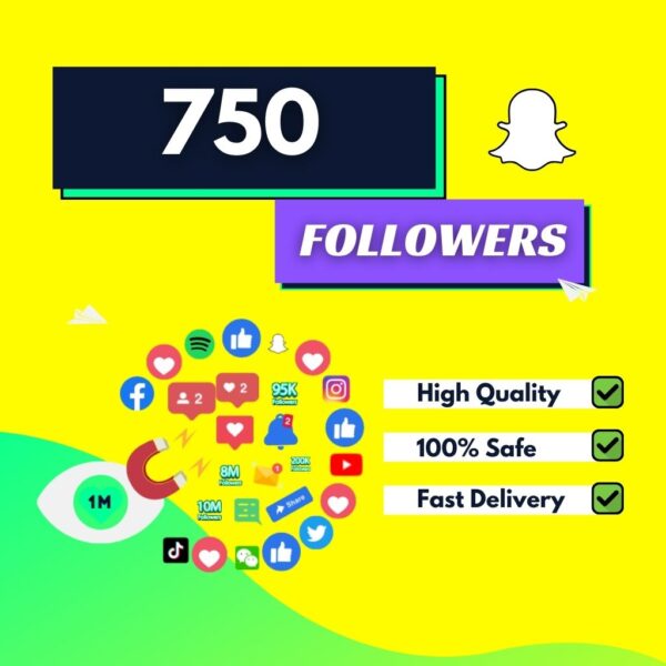 Buy 750 Snapchat Followers