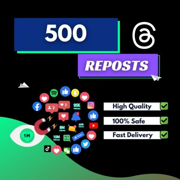 Buy 500 Threads Reposts