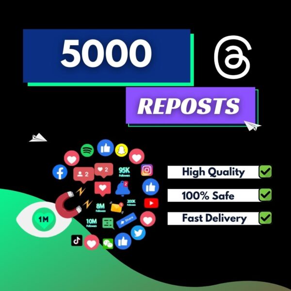 Buy 5000 Threads Reposts