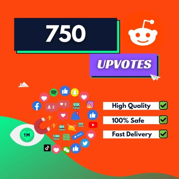 Buy 750 Reddit Upvotes