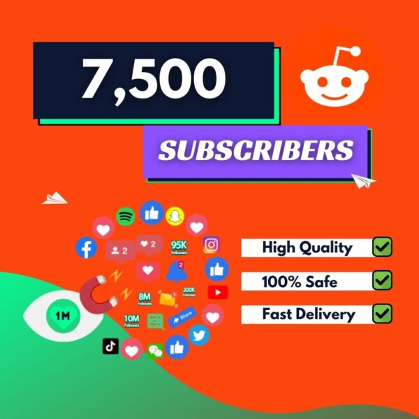 Buy 7500 Reddit Subscribers