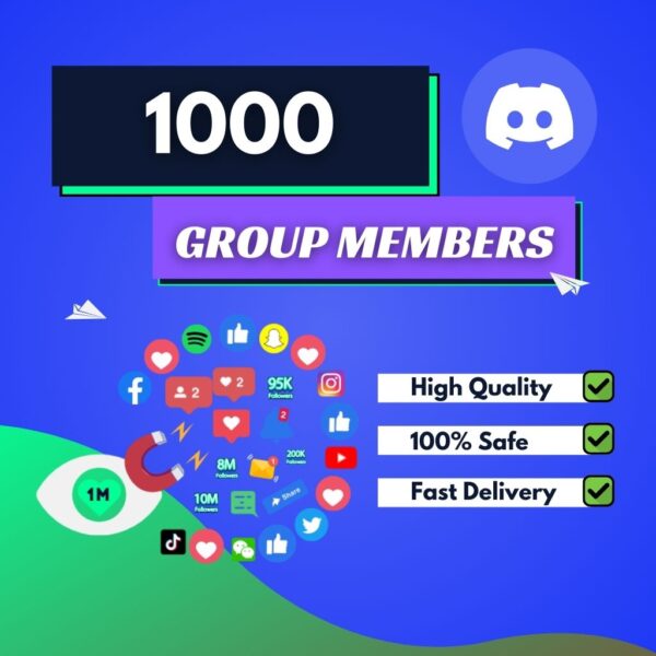 Buy 1000 Discord Group Members