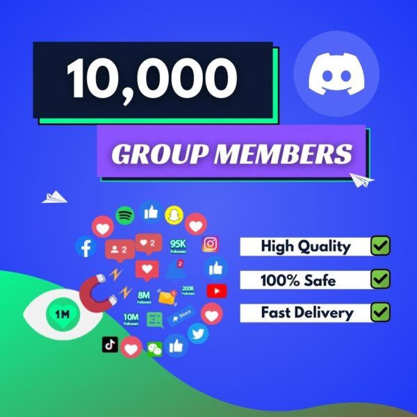 Buy 10000 Discord Group Members