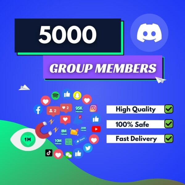 Buy 5000 Discord Group Members